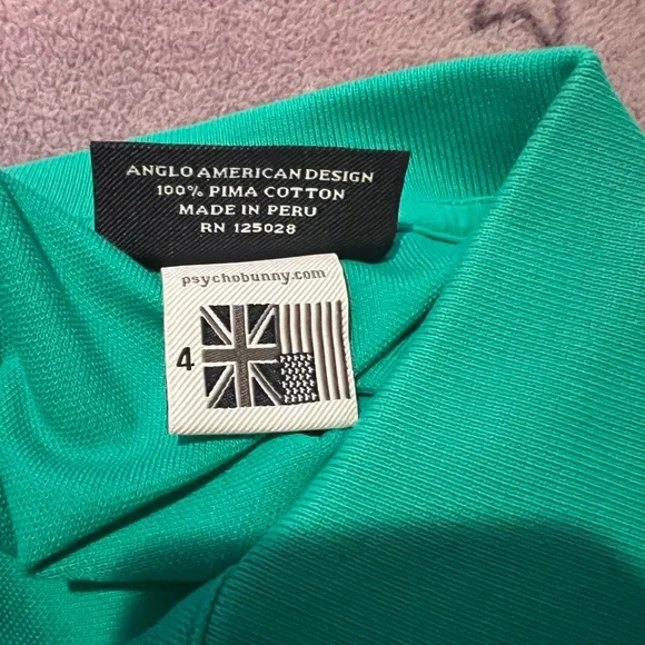 Psycho Bunny Vibrant Green Polo